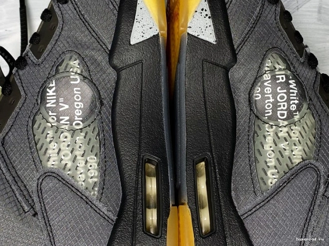 Air 5 x Jordan CT8480-001 Off-White Black 0611